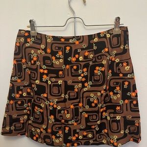 Vintage 90s Retro Funky Necessary Objects Mini Skirt
